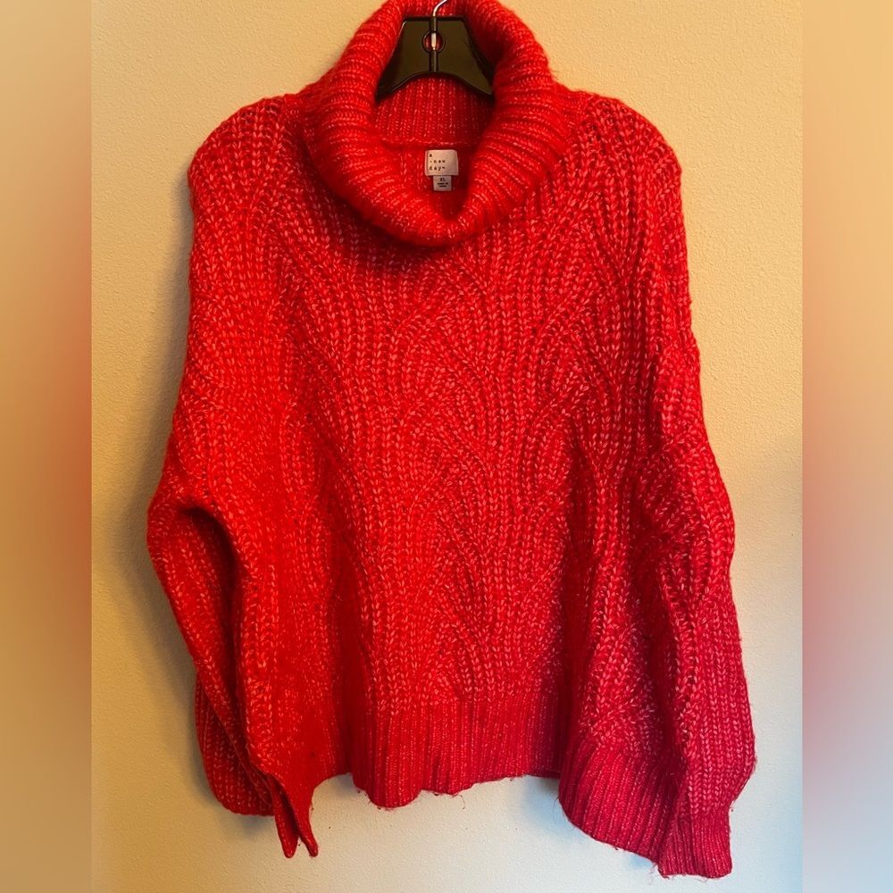 A new day chunky turtleneck sweater XL
